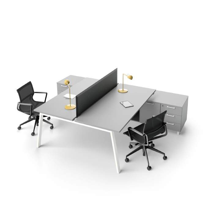 Scrivanie e bench operativi YES About Office in ufficio — foto 5