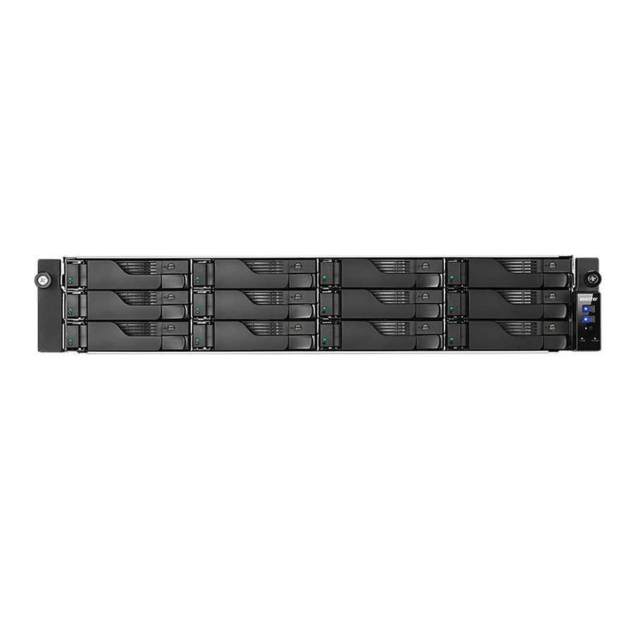ASUSTOR Lockerstor 12R Pro AS6512RD — NAS rack 2U 12 vani